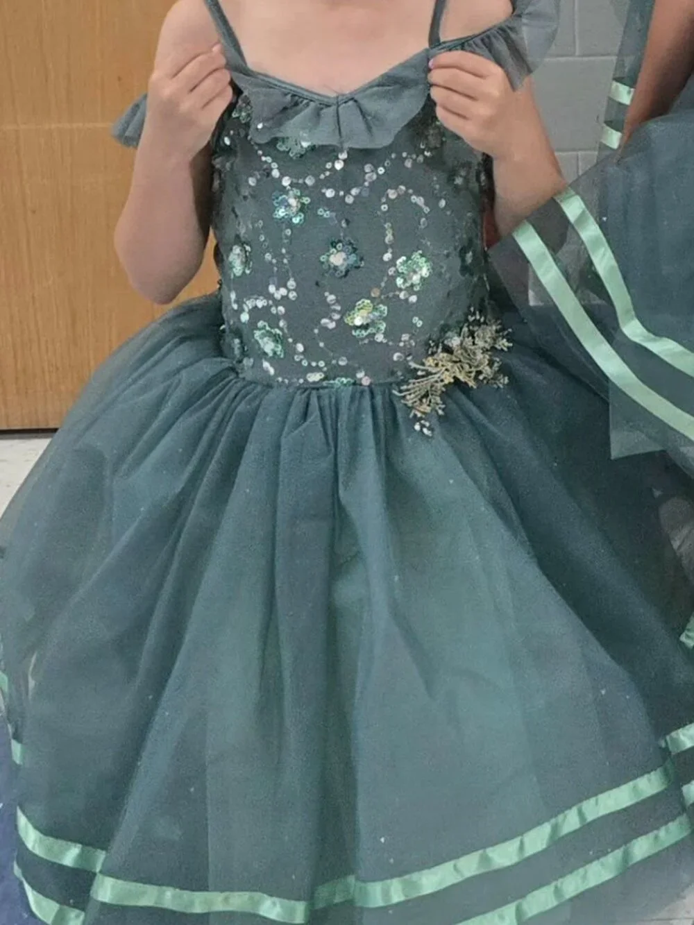 Weissman “Take a Leap” Green Sequin Ballet Dance
